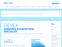 Tablet Screenshot of devea-environnement.com